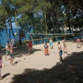 Beach volley wellness hotel Aurora,Mali Losinj,Croazia